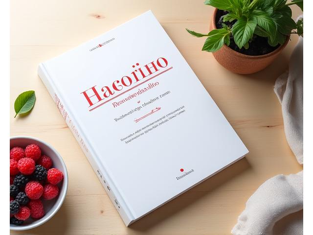 Изображение на книга с надпис 'Ръководство за здравословно хранене'.